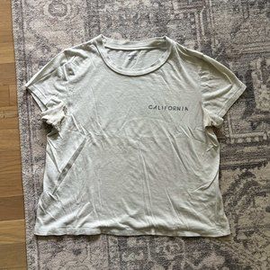 Madewell Pale Blue California T-shirt Small